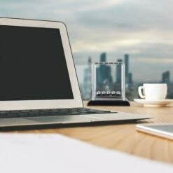 Pendule Newton, Pendule De Lancer Du Poids Classique, 5 Boules, Décoration Physique Pour Bureau Et Bureau, Pendule Boule, Argent, 13,5 X 13,5 X 11,5 Cm -ATMOSPHERA || VIDAXL || Safavieh Soldes 79395533 3