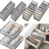 6 Pcs Organisateur De Tiroir De Sous-VêTements BoîTe De Rangement Pliable Boîte De Rangement à Tiroirs De Grande Capacité Pour Ranger Sous-Vêtements, Chaussettes, Soutiens-Gorge -ATMOSPHERA || VIDAXL || Safavieh Soldes 79464186 1