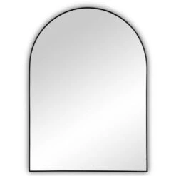 Miroir Simone Arrondi Métal Noir -ATMOSPHERA || VIDAXL || Safavieh Soldes 79618889 4