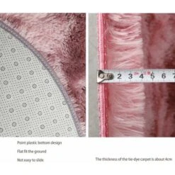 SVKBJROY Nordique Tie Dye Dégradé Couleur Tapis Rond Ménage Shaggy Tapis Cheveux Longs Lavable Suspendu Panier Chaise Tapis De Yoga Arc En Ciel Tie Dye Diamètre 100cm 7 SVKBJROY Nordique Tie Dye Dégradé Couleur Tapis Rond Ménage Shaggy Tapis Cheveux Longs Lavable Suspendu Panier Chaise Tapis De Yoga Arc En Ciel Tie Dye Diamètre 100cm -ATMOSPHERA || VIDAXL || Safavieh Soldes 79629823 3