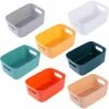 Lot De 7 Boîtes De Rangement En Plastique, Plusieurs Couleurs Paniers De Rangement Pour Cuisine, Placard, Bureau, Salle De Bain, Jouets, Maison (7 Pack) 2 Lot De 7 Boîtes De Rangement En Plastique, Plusieurs Couleurs Paniers De Rangement Pour Cuisine, Placard, Bureau, Salle De Bain, Jouets, Maison (7 Pack) -ATMOSPHERA || VIDAXL || Safavieh Soldes 79633321 1