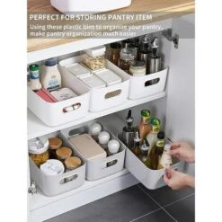 Lot De 7 Boîtes De Rangement En Plastique, Plusieurs Couleurs Paniers De Rangement Pour Cuisine, Placard, Bureau, Salle De Bain, Jouets, Maison (7 Pack) 10 Lot De 7 Boîtes De Rangement En Plastique, Plusieurs Couleurs Paniers De Rangement Pour Cuisine, Placard, Bureau, Salle De Bain, Jouets, Maison (7 Pack) -ATMOSPHERA || VIDAXL || Safavieh Soldes 79633321 4