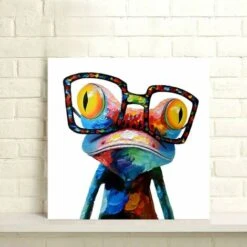 50X50cm Impression Sur Toile Grand Format Abstrait Grenouille -ATMOSPHERA || VIDAXL || Safavieh Soldes 80289092 3