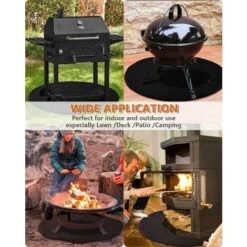 Tapis De Gril, Tapis De Sol Pliable Pour Barbecue Double Face Coussinets En Silicone Ignifuge Réutilisable Tapis De Protection De Sol Pour Barbecue Pour Camping En (32inch) 10 Tapis De Gril, Tapis De Sol Pliable Pour Barbecue Double Face Coussinets En Silicone Ignifuge Réutilisable Tapis De Protection De Sol Pour Barbecue Pour Camping En (32inch) -ATMOSPHERA || VIDAXL || Safavieh Soldes 80956910 4