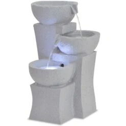 Fontaine D'intérieur Avec Lampe LED - Fontaine à Eau Polyrésine