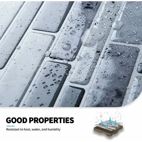 10 Pièces,Carrelage Adhésif Mural,Crédence De Cuisine En Vinyle,Sticker Muraux Marbre,30x30cm,Gris 7 10 Pièces,Carrelage Adhésif Mural,Crédence De Cuisine En Vinyle,Sticker Muraux Marbre,30x30cm,Gris – Image 5