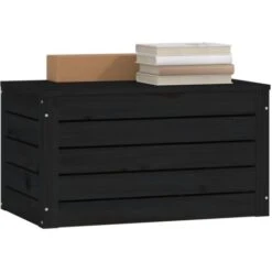 Boîte De Rangement Noir 59,5x36,5x33 Cm Bois Massif De Pin VidaXL 10 Boîte De Rangement Noir 59,5x36,5x33 Cm Bois Massif De Pin VidaXL -ATMOSPHERA || VIDAXL || Safavieh Soldes 80985814 4