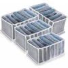 Boîte De Rangement Pour Jeans,4 Pièces Organisateur De Garde-robe,Rangements Boîtes De Jeans,Boîte Séparation Maille Tiroir à Vêtements, Pour Pantalons, Jeans, Pulls,T-Shirt,Pantalon,Chemises -ATMOSPHERA || VIDAXL || Safavieh Soldes 81194196 1