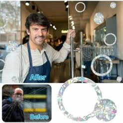 24pcs Autocollants De Fenêtre Anti-Collision Translucides Stickers Anti Collision Oiseaux Statique Stickers Vitres Fenetres Oiseaux Autocollants D'Alerte Anti-Collision Pour Fenêtre Et Porte En Verre -ATMOSPHERA || VIDAXL || Safavieh Soldes 81195614 4