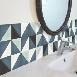 Bandeau PVC Lot De 2 : L 70cmxH 30cm Scandi Indigo