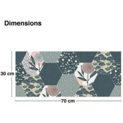 Bandeau PVC Lot De 2 : L 70cmxH 30cm Carreaux De Ciment Hortense 9 Bandeau PVC Lot De 2 : L 70cmxH 30cm Carreaux De Ciment Hortense -ATMOSPHERA || VIDAXL || Safavieh Soldes 81285192 3