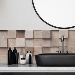 Bandeau PVC Lot De 2 : L 70cmxH 30cm Wood