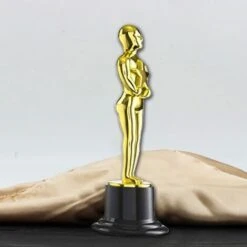 8 Pièces Trophées D'or, Moule De Figurine Oscar, Trophée En Plastique, Pour La Cérémonie De Remise Des Prix, Les Prix De Fête, La Célébration Sportive -ATMOSPHERA || VIDAXL || Safavieh Soldes 81558575 3
