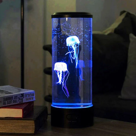 Lampe Méduse à LED, Lampe à Lave Méduse, Lampe D'ambiance Colorée Pour Aquarium, Lampe Méduse Ronde Pour La Décoration Intérieure, étude, Salon, Bureau, étude, Chevet 5 Lampe Méduse à LED, Lampe à Lave Méduse, Lampe D'ambiance Colorée Pour Aquarium, Lampe Méduse Ronde Pour La Décoration Intérieure, étude, Salon, Bureau, étude, Chevet – Image 3
