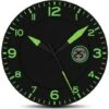 Horloge Murale Avec Température - Silencieuse - Ø25,4 Cm - Noir Et Vert -ATMOSPHERA || VIDAXL || Safavieh Soldes 81923210 1