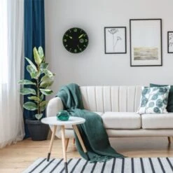 Horloge Murale Avec Température - Silencieuse - Ø25,4 Cm - Noir Et Vert -ATMOSPHERA || VIDAXL || Safavieh Soldes 81923210 2