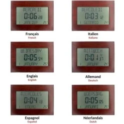 Horloge Digitale Radiopilotée - Grands Caractères - Heure + Calendrier + Température 11 Horloge Digitale Radiopilotée - Grands Caractères - Heure + Calendrier + Température -ATMOSPHERA || VIDAXL || Safavieh Soldes 81923237 5