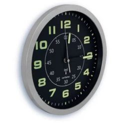 FISHTEC Horloge Murale Ø30 Cm Radio-pilotée Phosphorescente - Double Affichage -ATMOSPHERA || VIDAXL || Safavieh Soldes 81923267 4