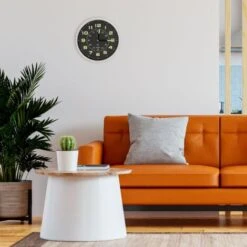 FISHTEC Horloge Murale Ø30 Cm Radio-pilotée Phosphorescente - Double Affichage -ATMOSPHERA || VIDAXL || Safavieh Soldes 81923267 5