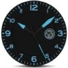 Horloge Murale Avec Température - Ø25,4 Cm - Noir Et Bleu -ATMOSPHERA || VIDAXL || Safavieh Soldes 81923461 1