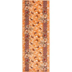 Tapis Antidérapante - Moderne Tapis BCF Terre Cuite 80x200 Cm Pour Salon FR5822