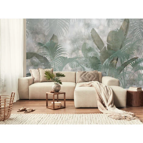 Papier Peint Panoramique Paillettes Tropicales - 368 X 248 Cm De Komar 4 Papier Peint Panoramique Paillettes Tropicales - 368 X 248 Cm De Komar – Image 2