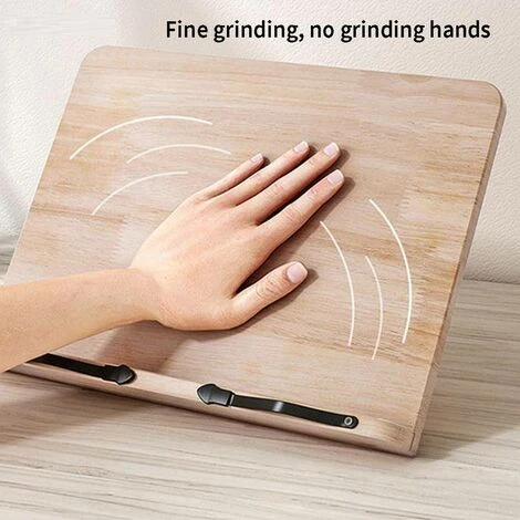 Support En Bois Réglable Pour La Lecture, Support Pliant Pour Livres, Tablette, Organisateur De Bureau Pour Salle D'étude à Domicile, 3 Support En Bois Réglable Pour La Lecture, Support Pliant Pour Livres, Tablette, Organisateur De Bureau Pour Salle D'étude à Domicile, – Image 2