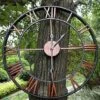Horloge De Jardin Horloge Murale De Jardin En Plein Air Grande Horloge De Jardin En Chiffres Romains Horloge Extérieure En Fer Horloge Extérieure,40cm/16inch -ATMOSPHERA || VIDAXL || Safavieh Soldes 83757440 1