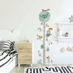 Stickers Muraux BARRE DE MESURE ARBRE Chambre Enfant (39x133 Cm) I Autocollants Décoratifs Toise De Croissance Enfant Animaux Hibou Forêt I Sticker Mural Pour Bébé Garçon Fille 9 Stickers Muraux BARRE DE MESURE ARBRE Chambre Enfant (39x133 Cm) I Autocollants Décoratifs Toise De Croissance Enfant Animaux Hibou Forêt I Sticker Mural Pour Bébé Garçon Fille -ATMOSPHERA || VIDAXL || Safavieh Soldes 83789082 3