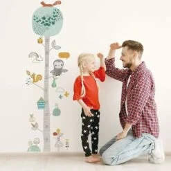 Stickers Muraux BARRE DE MESURE ARBRE Chambre Enfant (39x133 Cm) I Autocollants Décoratifs Toise De Croissance Enfant Animaux Hibou Forêt I Sticker Mural Pour Bébé Garçon Fille 10 Stickers Muraux BARRE DE MESURE ARBRE Chambre Enfant (39x133 Cm) I Autocollants Décoratifs Toise De Croissance Enfant Animaux Hibou Forêt I Sticker Mural Pour Bébé Garçon Fille -ATMOSPHERA || VIDAXL || Safavieh Soldes 83789082 4