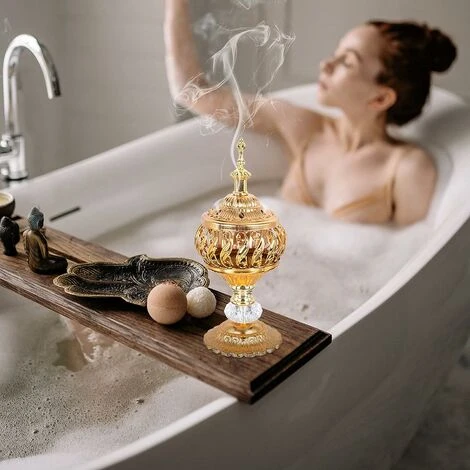 Brûleur D' Encens Encens Résine Bakhoor Charbon Encens Brûleur De Fer Arabe Porte- Encens Encensoir De Bureau Décor Pour Bakhoor Oud Encens Bâtons Cônes D' Or 7 Brûleur D' Encens Encens Résine Bakhoor Charbon Encens Brûleur De Fer Arabe Porte- Encens Encensoir De Bureau Décor Pour Bakhoor Oud Encens Bâtons Cônes D' Or – Image 5