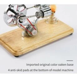 Kit De Moteur Stirling Générateur D'électricité Modèle De Moteur à Air Chaud Modèle De Générateur Physique Avec Lumière LED Conception De Volant D'inertie Expérience Scientifique Base En Bois Bricolag 11 Kit De Moteur Stirling Générateur D'électricité Modèle De Moteur à Air Chaud Modèle De Générateur Physique Avec Lumière LED Conception De Volant D'inertie Expérience Scientifique Base En Bois Bricolag -ATMOSPHERA || VIDAXL || Safavieh Soldes 85353543 5