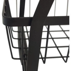 AUFUN Corbeille à Fruits Rack, 2 Tier Fruit Etagère, Support Amovible Pour Fruits Cuisine Corbeille De Rangement Pour Cuisine Stockage Fruits(Noir) -ATMOSPHERA || VIDAXL || Safavieh Soldes 85430807 5