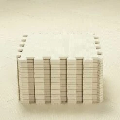 Puzzle Tapis Mousse Bebe - Idéal Pour Les Tapis De Jeux Enfant,18 Dalles(30 30 1cm), Beige. QQC-Jb18N -ATMOSPHERA || VIDAXL || Safavieh Soldes 85564183 3