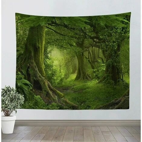 Tapisserie Tenture Murale Psychédélique Arbre Forêt Tapis Tissu Drap Mural Décoration Murale Maison Salon Chambre Dortoir Bohème Nature Paysage Avec Courte Peluche Tissu Doux (200 X 150 Cm) 3 Tapisserie Tenture Murale Psychédélique Arbre Forêt Tapis Tissu Drap Mural Décoration Murale Maison Salon Chambre Dortoir Bohème Nature Paysage Avec Courte Peluche Tissu Doux (200 X 150 Cm)
