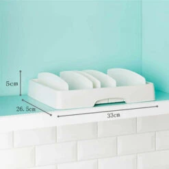 Boîte De Rangement Pour Couvercle De Récipient Alimentaire, Grand Rangement De Couvercle En Plastique Réglable Pour Armoires De Cuisine 1 Pièces (la Marchandise Se Réfère Uniquement à La Boîte De Rang -ATMOSPHERA || VIDAXL || Safavieh Soldes 85787837 2