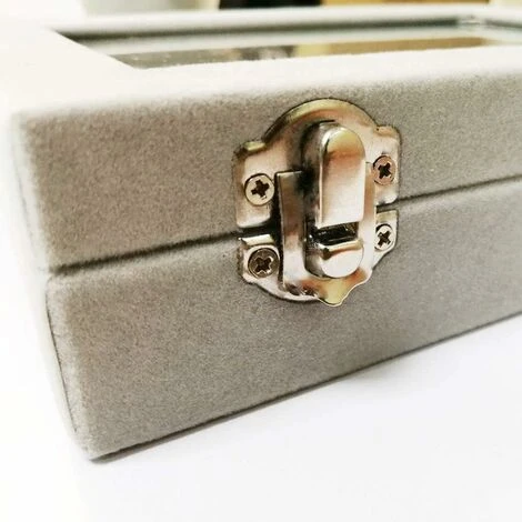 Aunrtb Boite Pierre Precieuse 24 Boîte à Bijoux Présentoir à Bijoux Avec Couvercle En Verre Boîtier Présentoir De Rangement Organisateur Pour Bagues Et Boucles D'oreilles Rangement Bijoux 6 Aunrtb Boite Pierre Precieuse 24 Boîte à Bijoux Présentoir à Bijoux Avec Couvercle En Verre Boîtier Présentoir De Rangement Organisateur Pour Bagues Et Boucles D'oreilles Rangement Bijoux – Image 4