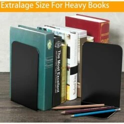 Serre-livres, Serre-livres En Métal Noir Pour Livres Lourds, (2pcs, 5.3x7.8x4) 11 Serre-livres, Serre-livres En Métal Noir Pour Livres Lourds, (2pcs, 5.3x7.8x4) -ATMOSPHERA || VIDAXL || Safavieh Soldes 86739341 5