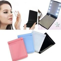 Voyage De Miroir De Vanité De Beauté De Retournement Cosmétique De Maquillage Illuminé Pliable De Lumière De LED 10 Voyage De Miroir De Vanité De Beauté De Retournement Cosmétique De Maquillage Illuminé Pliable De Lumière De LED -ATMOSPHERA || VIDAXL || Safavieh Soldes 87079673 4