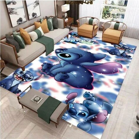 Tapis De Jeu Mignon Lilo Et Stitch Pour Bébé Tapis Antidérapant Pour Bébé Tapis Rampant Pour Bébé Enfants Garçons Filles Adultes Chambre Tapis Mickey, 50x80cm,WHITE Pratique 4 Tapis De Jeu Mignon Lilo Et Stitch Pour Bébé Tapis Antidérapant Pour Bébé Tapis Rampant Pour Bébé Enfants Garçons Filles Adultes Chambre Tapis Mickey, 50x80cm,WHITE Pratique – Image 2