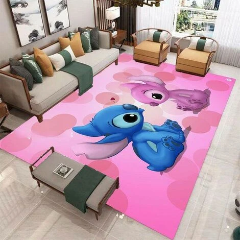 Tapis De Jeu Mignon Lilo Et Stitch Pour Bébé Tapis Antidérapant Pour Bébé Tapis Rampant Pour Bébé Enfants Garçons Filles Adultes Chambre Tapis Mickey, 50x80cm,WHITE Pratique 5 Tapis De Jeu Mignon Lilo Et Stitch Pour Bébé Tapis Antidérapant Pour Bébé Tapis Rampant Pour Bébé Enfants Garçons Filles Adultes Chambre Tapis Mickey, 50x80cm,WHITE Pratique – Image 3