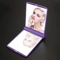 Miroir Cosmétique Avec Lumières LED, Miroir De Maquillage Pliant En Verre Pour Les Femmes Portable,Rose -ATMOSPHERA || VIDAXL || Safavieh Soldes 87483980 4