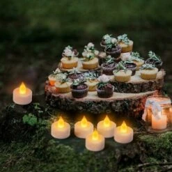 Lot De 48 Bougies A LED, Bougies Chauffe-Plat Sans Flamme, Bougies Piles Decoration Pour Saint-Valentin, Table, Mariage, Fête , Anniversaire 11 Lot De 48 Bougies A LED, Bougies Chauffe-Plat Sans Flamme, Bougies Piles Decoration Pour Saint-Valentin, Table, Mariage, Fête , Anniversaire -ATMOSPHERA || VIDAXL || Safavieh Soldes 87497490 5