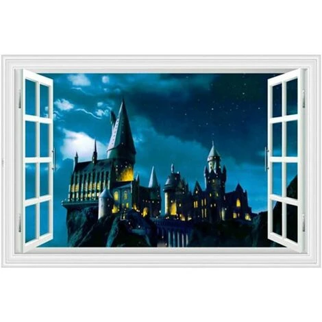 Stickers Muraux PVC Autocollant Mural Stickers Muraux Harry Potter Autocollant Pour Fenêtre Chambre Salon Bureau Decoration 3 Stickers Muraux PVC Autocollant Mural Stickers Muraux Harry Potter Autocollant Pour Fenêtre Chambre Salon Bureau Decoration
