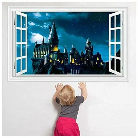 Stickers Muraux PVC Autocollant Mural Stickers Muraux Harry Potter Autocollant Pour Fenêtre Chambre Salon Bureau Decoration 5 Stickers Muraux PVC Autocollant Mural Stickers Muraux Harry Potter Autocollant Pour Fenêtre Chambre Salon Bureau Decoration – Image 3