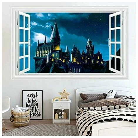 Stickers Muraux PVC Autocollant Mural Stickers Muraux Harry Potter Autocollant Pour Fenêtre Chambre Salon Bureau Decoration 6 Stickers Muraux PVC Autocollant Mural Stickers Muraux Harry Potter Autocollant Pour Fenêtre Chambre Salon Bureau Decoration – Image 4