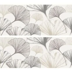 Bandeau PVC Lot De 2 : L 70cmxH 30cm Gingko Taupe -ATMOSPHERA || VIDAXL || Safavieh Soldes 87863925 3