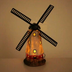 Moulin à Vent Solaire LED HWC-G95, Décoration De Jardin/terasse, Pour L'intérieur/extérieur -ATMOSPHERA || VIDAXL || Safavieh Soldes 87925186 3