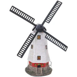 Moulin à Vent Solaire LED HWC-G95, Décoration De Jardin/terasse, Pour L'intérieur/extérieur -ATMOSPHERA || VIDAXL || Safavieh Soldes 87925186 5