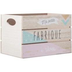 Lot De 2 Cagettes Imprimées - Atmosphera Créateur D'intérieur -ATMOSPHERA || VIDAXL || Safavieh Soldes 87947426 3